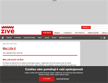 Tablet Screenshot of maclife.blog.zive.cz