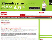 Tablet Screenshot of dejvid.blog.zive.cz